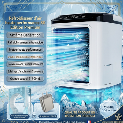 FrostAir™ — Rafraîchisseur d'air portable double spray