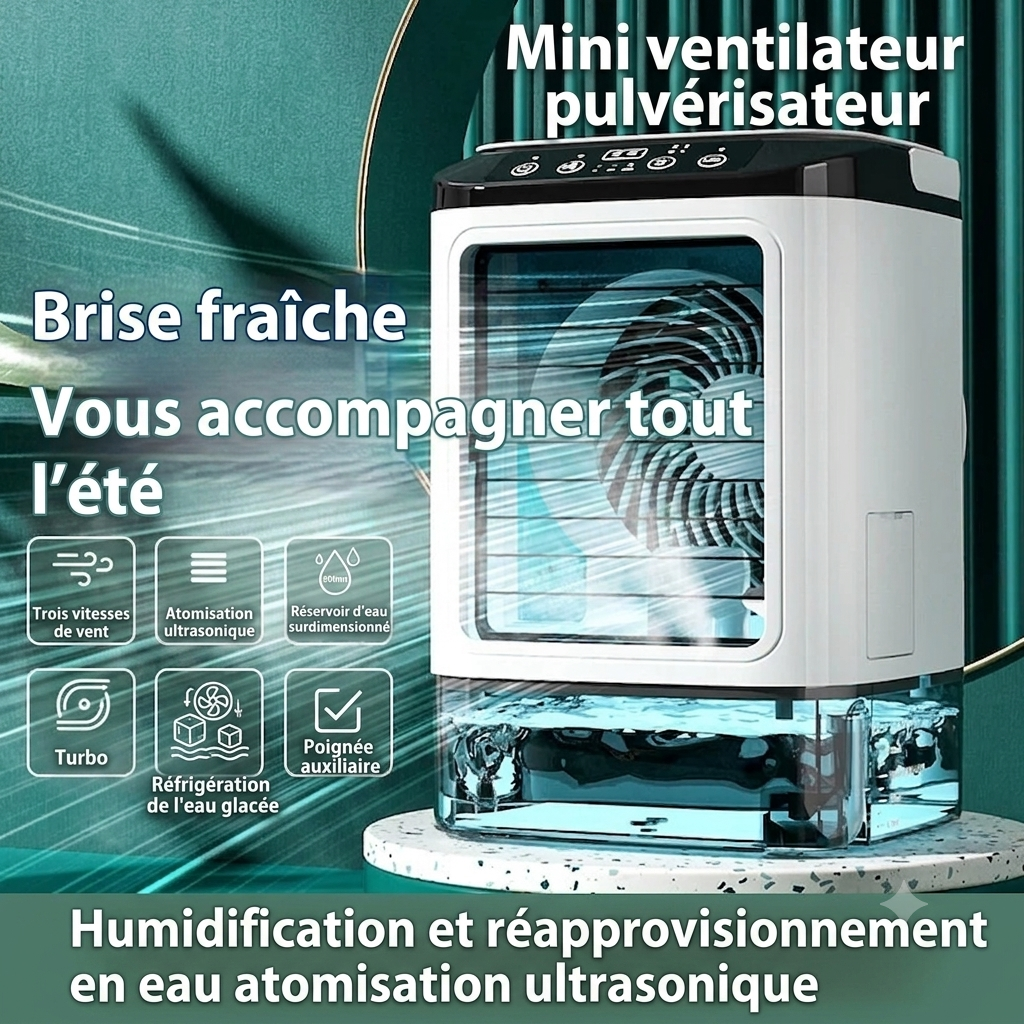 FrostAir™ — Rafraîchisseur d'air portable double spray